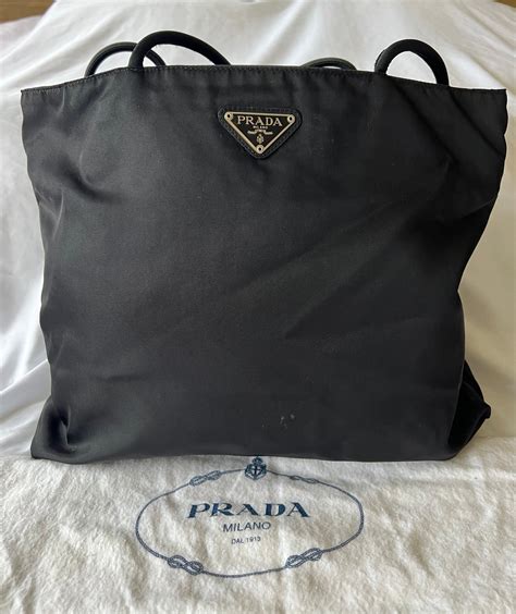 prada mini shoulder bag vintage|prada nylon tote bag small.